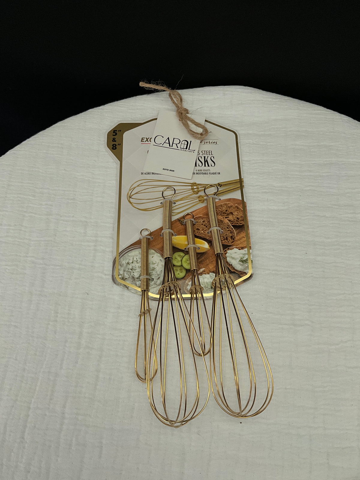 Gold mini whisks