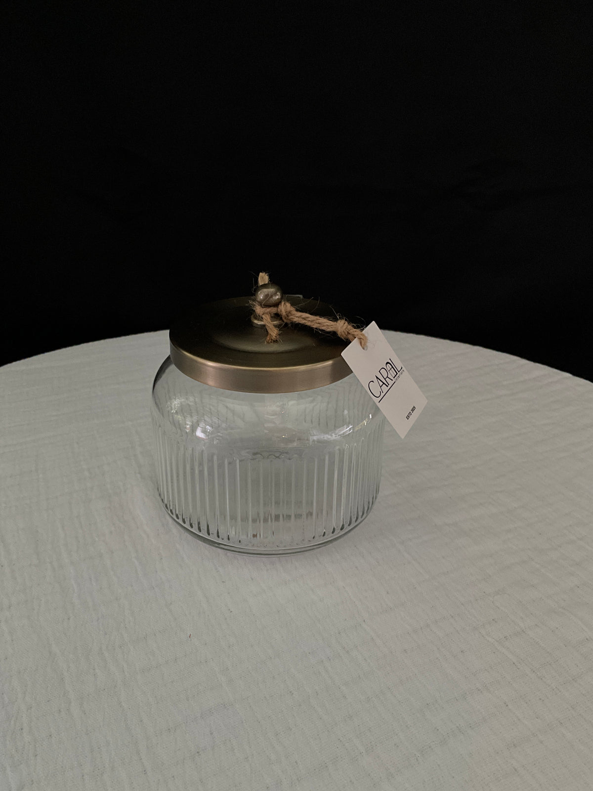 Recipiente de vidrio pequeño