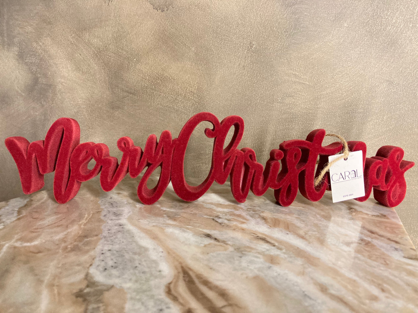 Decoración Merry Christmas