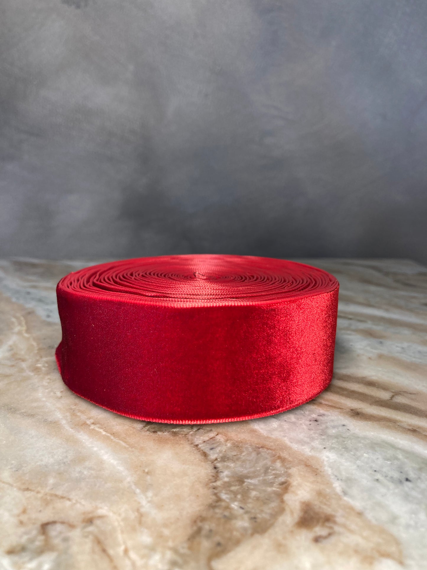 Cinta rojo velvet gruesa