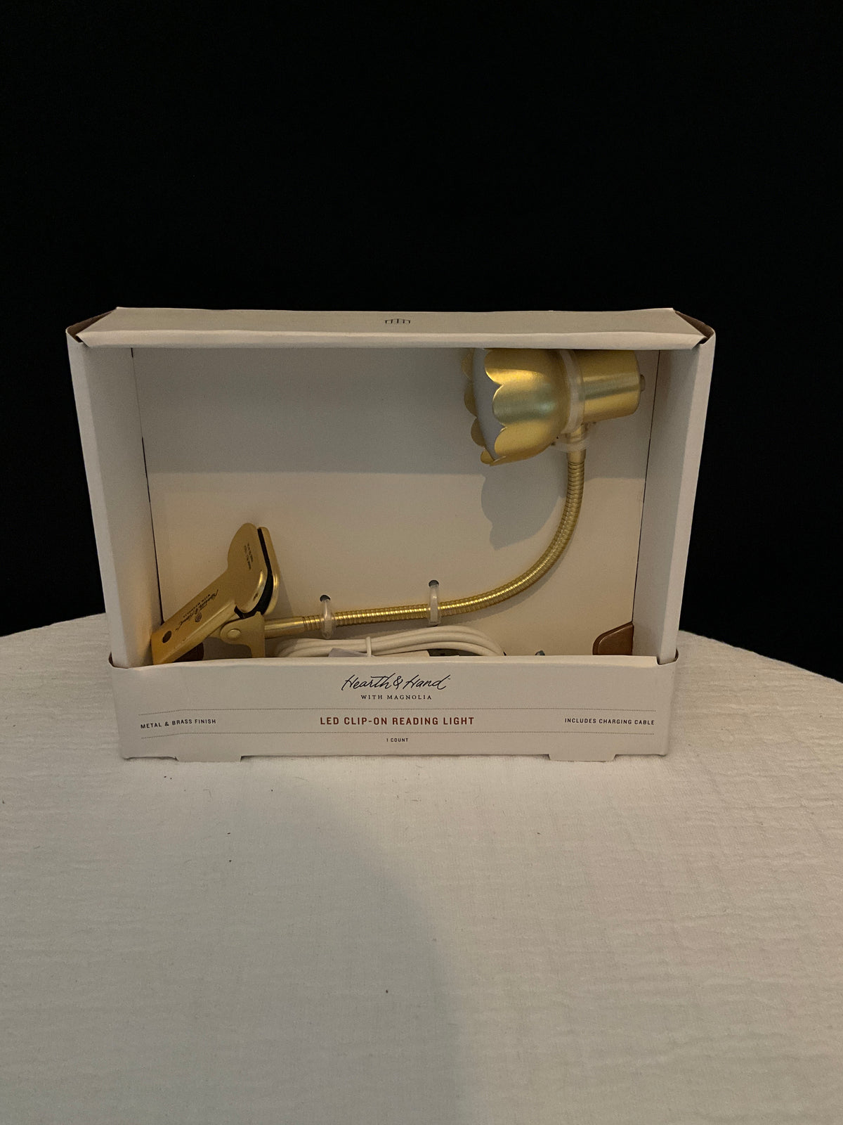 Led clip reading lamp