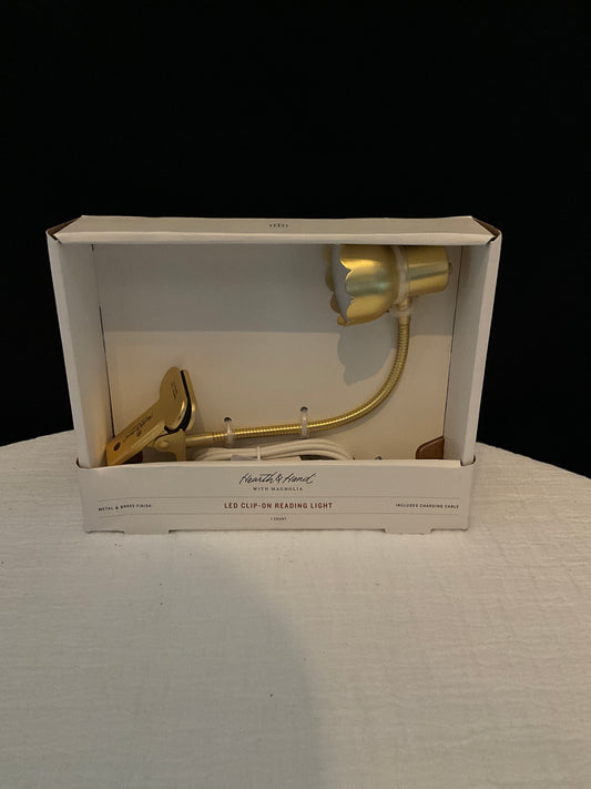Led clip reading lamp