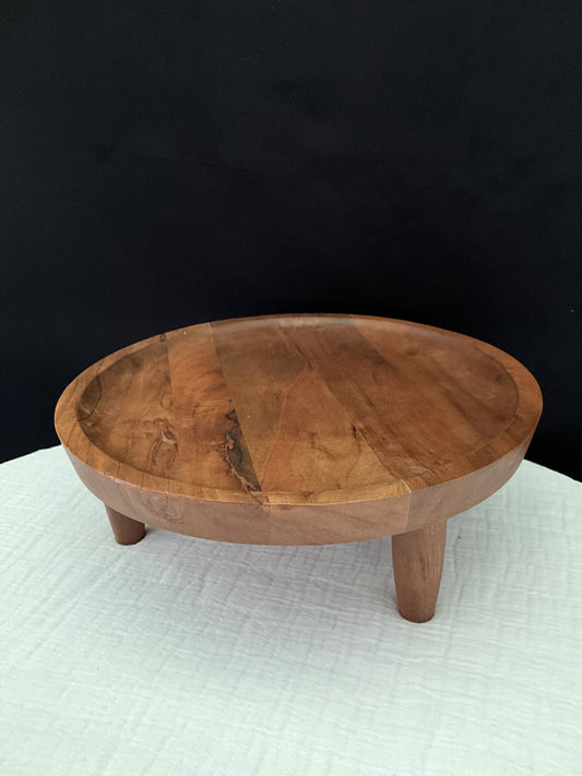 Pedestal de madera