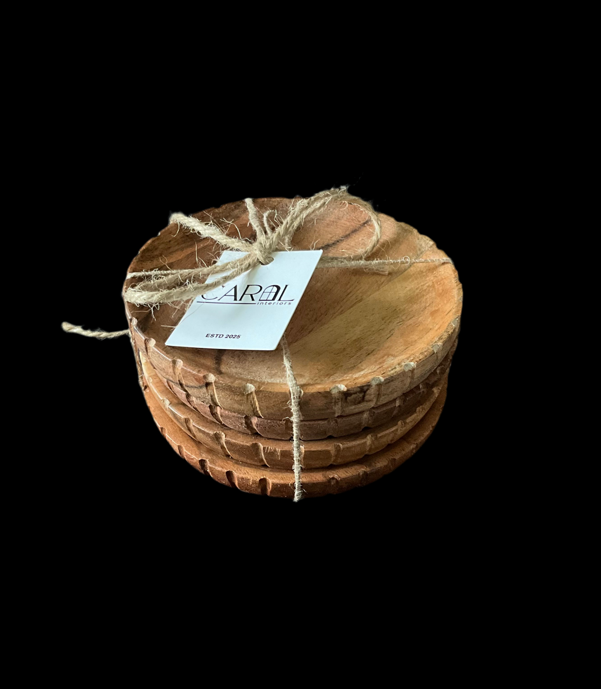 Porta vasos de madera