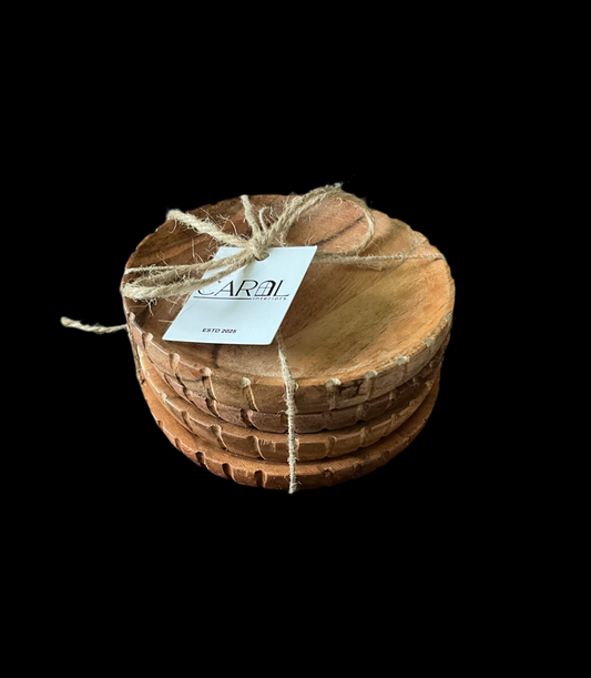 Porta vasos de madera