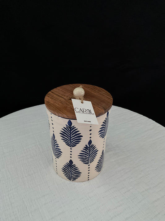 Recipiente de cerámica mediano