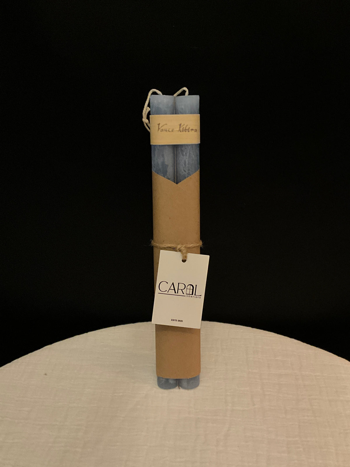 Velas azul