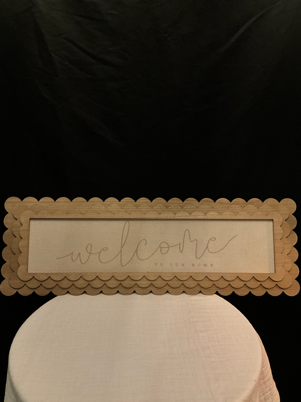 Cuadro de bienvenidos