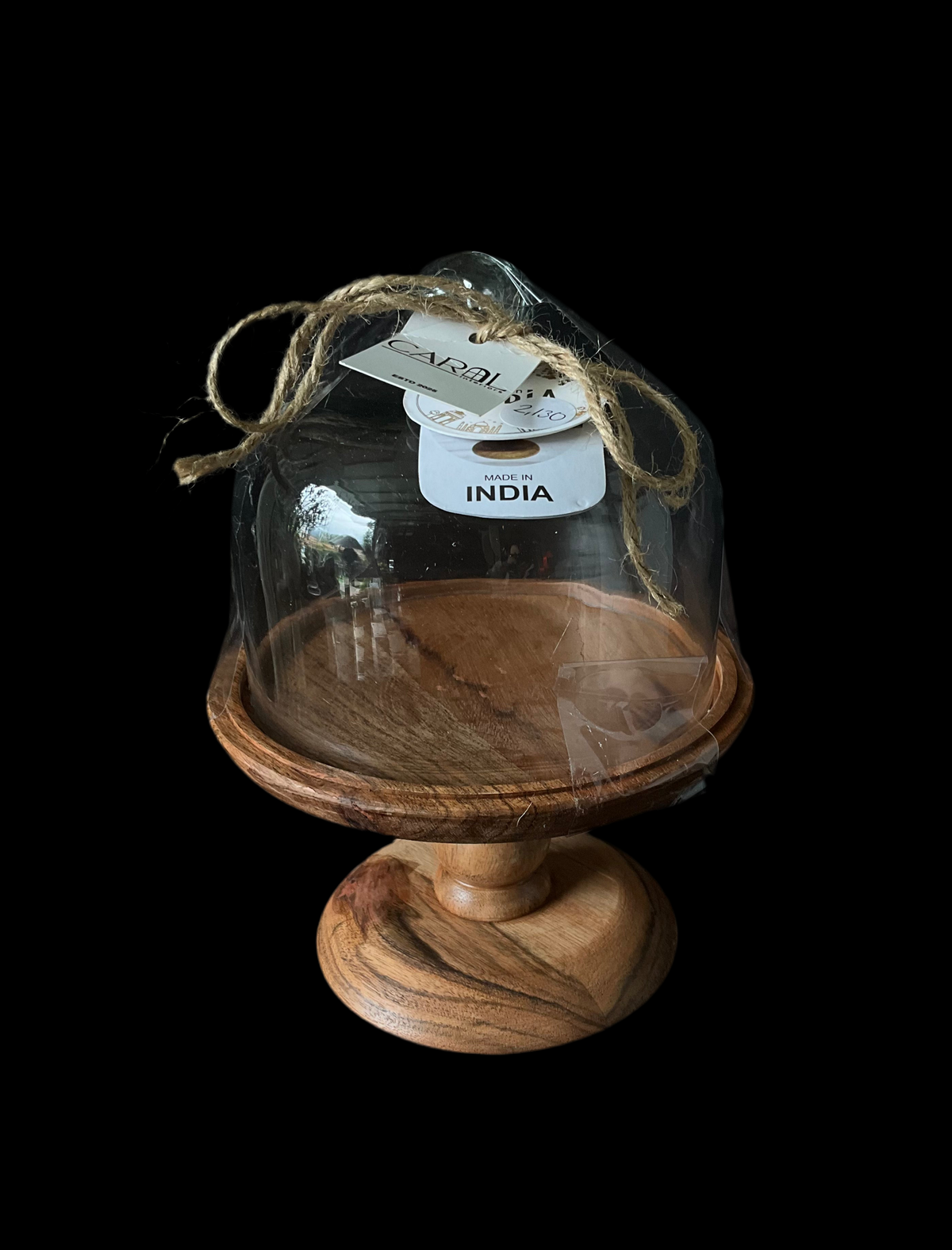 Exhibidor base de madera