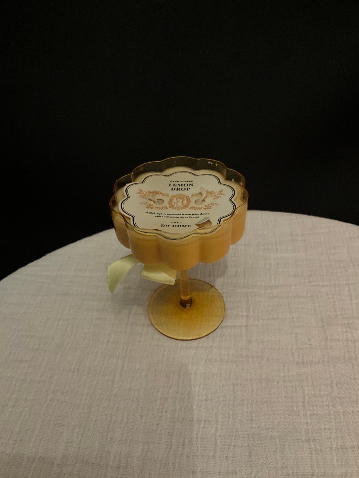 Vela de copa aroma limón