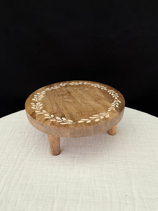 Pedestal de madera