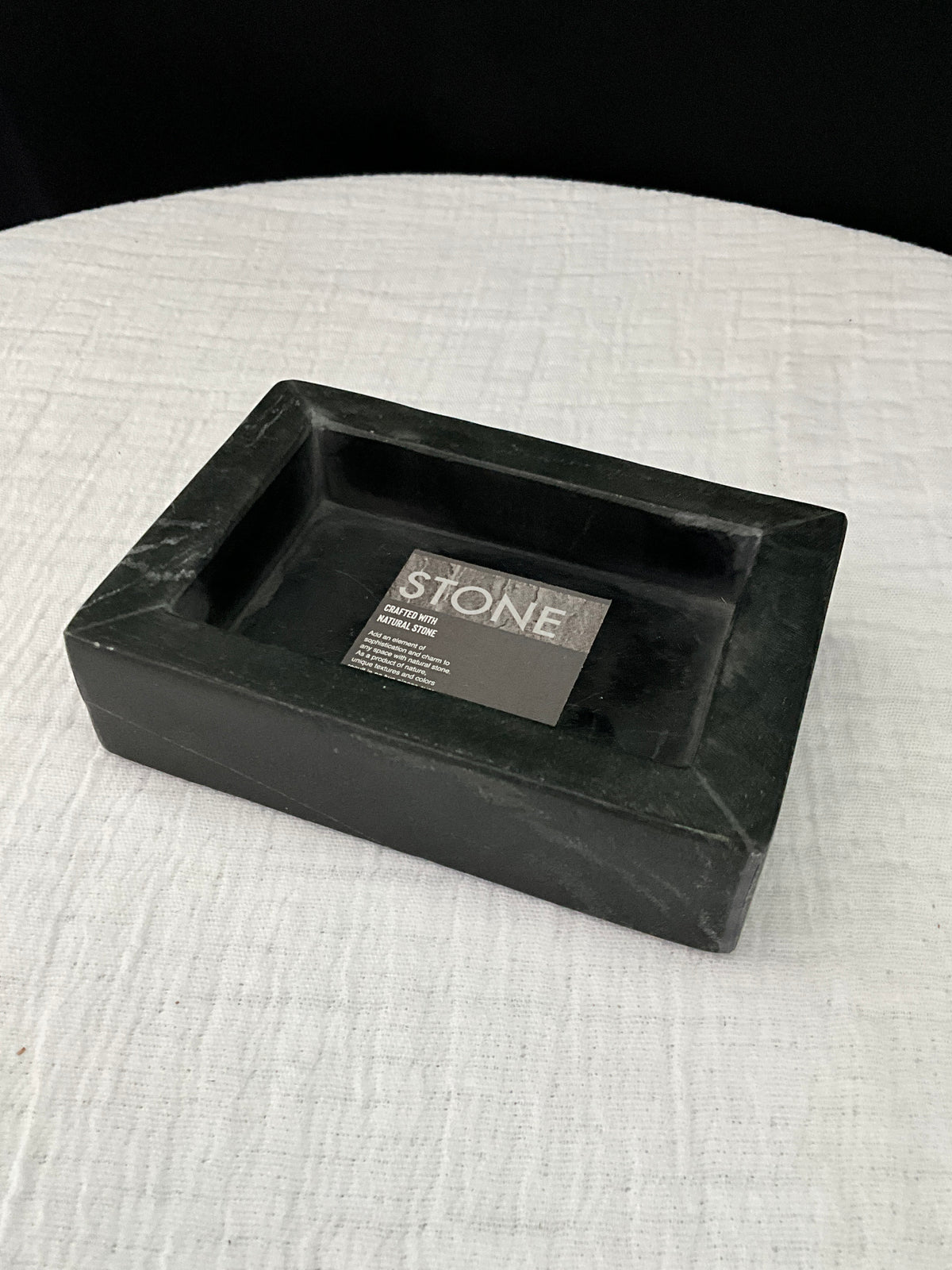 Recipiente de mármol para jabón