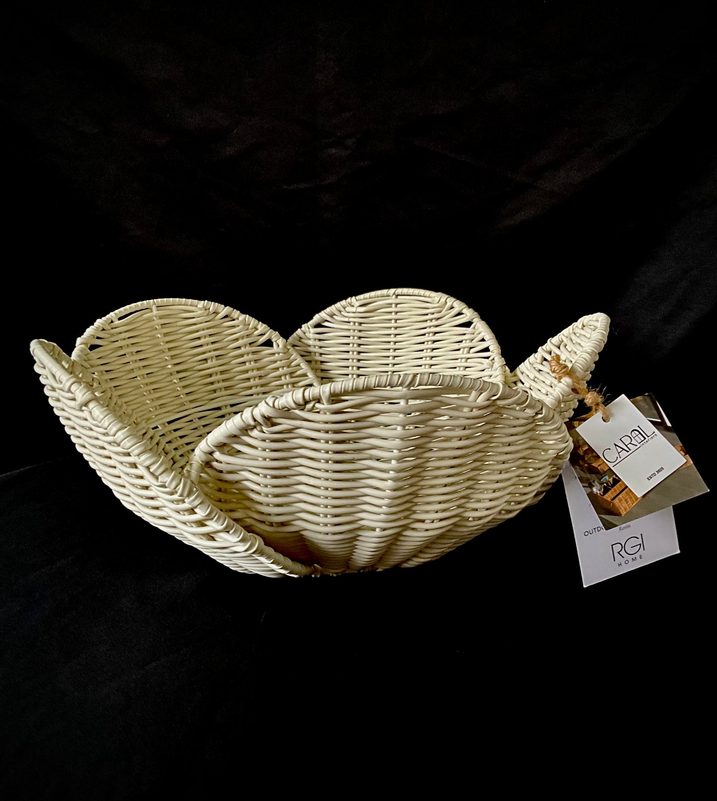 Cesta forma de flor