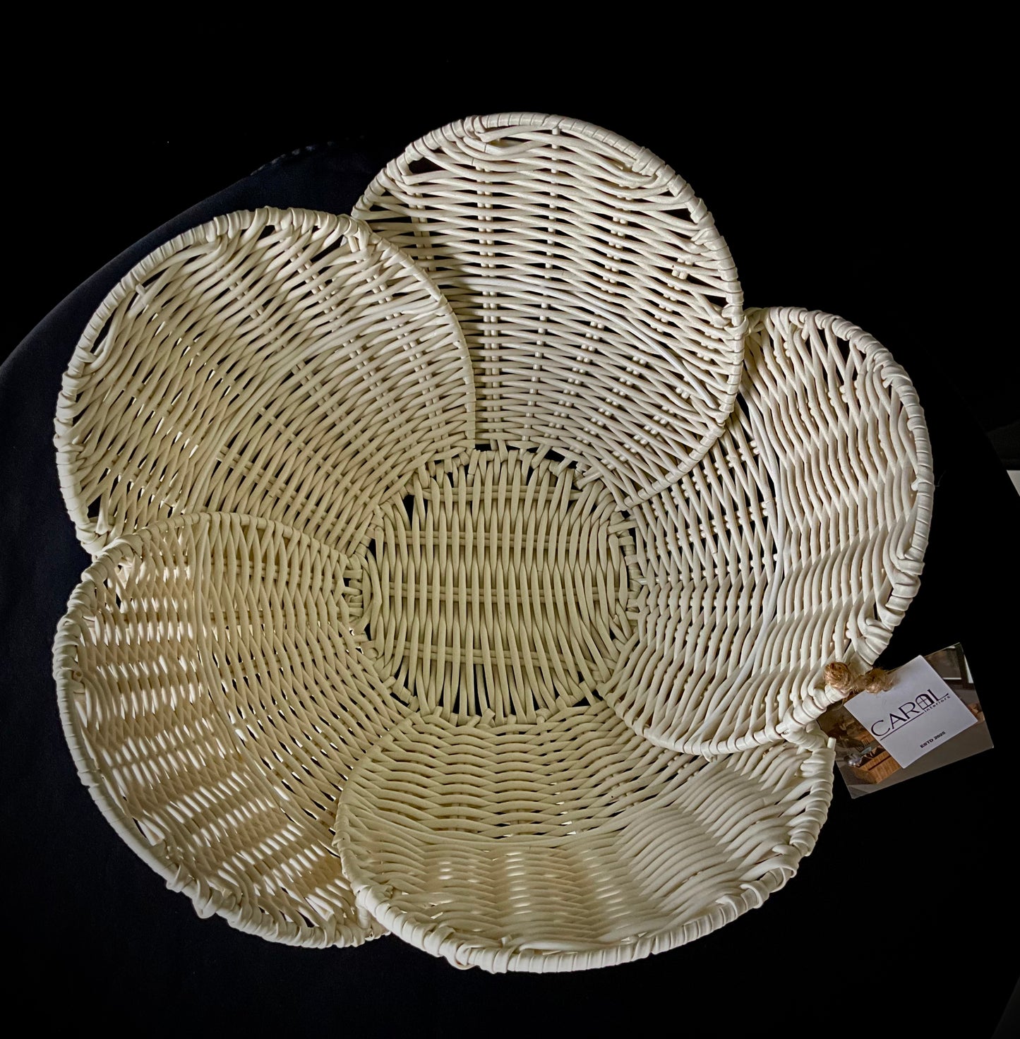 Cesta forma de flor