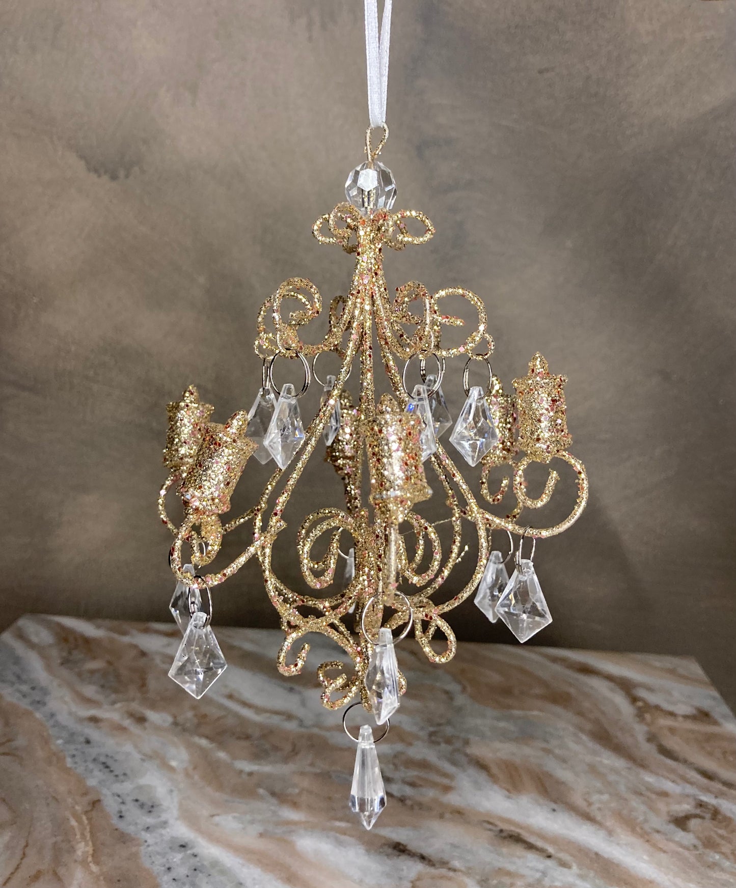 Mini candelabro para arbol navideño